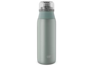4002458524547 - Trinkflasche ALFI ELEMENT BOTTLE Edelstahlkörper spülmaschinenfest pastel forest mat H2229cm Edelstahl Kunststoff Tritan Silikon Trinkflaschen 06l Free-Flow Trinksystem mit intuitivem Schraubverschluss