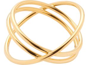 4002541233196 - LEONARDO Damen Ring Edelstahl gold