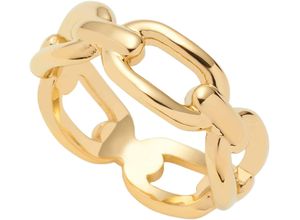 4002541242709 - Fingerring LEONARDO Ring Mathilde 024269 024270 024271 024272 Fingerringe Gr 18 Edelstahl 7 mm goldfarben (gelbgoldfarben) Damen