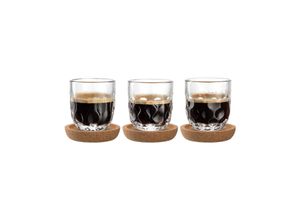4002541551900 - Espresso-Set mit Untersetzer Gocce 60 ml 3er Set