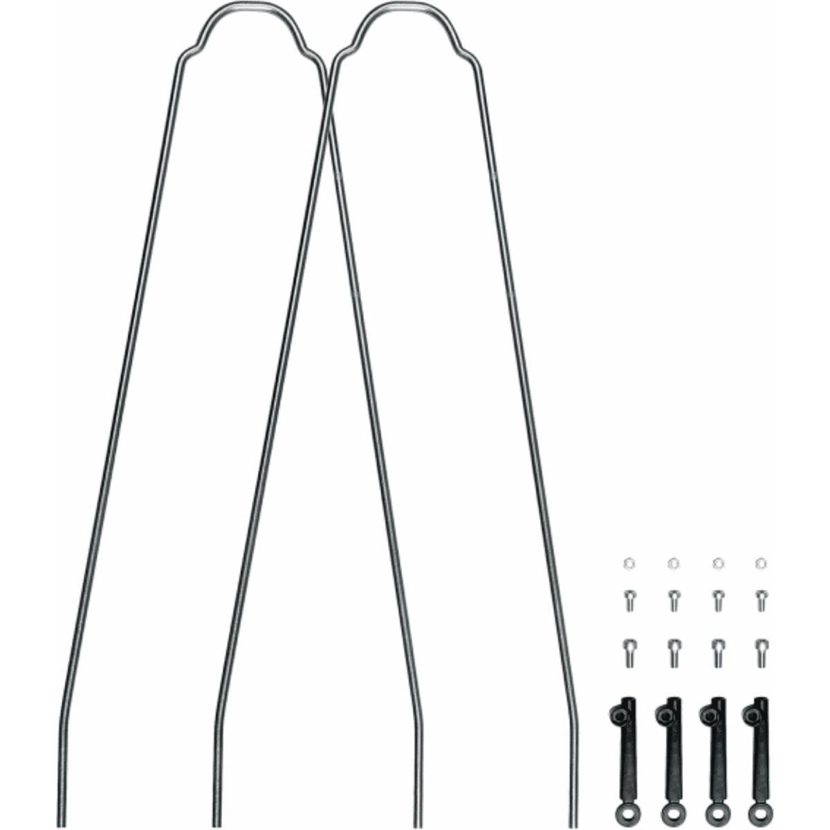 4002556615307 - XL Silber Stangen Kit für Velo 55 Cross - Kompatibel mit 26-29 Zoll