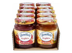 4002575497595 - Landliebe Konfitüre 200 g verschiedene Sorten 10er Pack