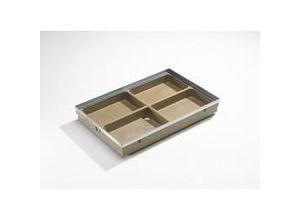 4002626003997 - Bodenwanne Vario Polymerbeton 75 x 50 cm inkl Stahlzarge Entwässerung & Drainage - ACO