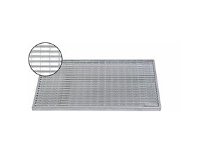 4002626012098 - 100x50cm Vario Maschenrost mit V-Stab mw 9 31mm Gitterrost Schuhabstreifer Abtreter Rost - ACO