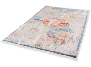 4002629191370 - Teppich SCHÖNER WOHNEN-KOLLEKTION Mystik 192 Teppiche Gr B L 70 cm x 140 cm 7 mm 1 St silberfarben Esszimmerteppiche besonders weich durch Microfaser Wohnzimmer