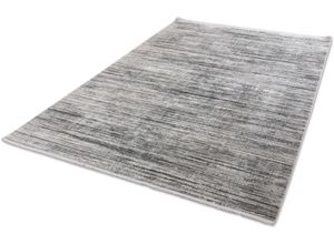 4002629235074 - Teppich ASTRA Gravina 6624 225 Teppiche Gr B L 200 cm x 290 cm 7 mm 1 St grau (anthrazit) Esszimmerteppiche eleganter seidiger Flor Viskoseteppich Hoch-Tief-Struktur