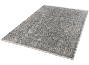 4002629235241 - Teppich ASTRA Scala 6621 223 Teppiche Gr B L 160 cm x 230 cm 7 mm 1 St grau Orientalische Muster eleganter seidiger Flor Viskoseteppich Orient Optik