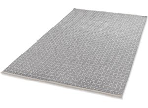 4002629239294 - Teppich SCHÖNER WOHNEN-KOLLEKTION Magic 6104 Teppiche Gr B L 160 cm x 230 cm 7 mm 1 St silberfarben Esszimmerteppiche Hoch Tief Struktur mit Viskose weich und glänzend