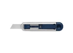 4002632802362 - Sicherheitsmesser Secunorm Profi40 MDP ergonomisch metalldetektierbar L 143 x B 17 x H 31 mm rostfreier Stahl Aluminium Kunststoff blau