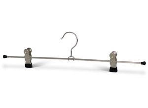 4002651951553 - Kleiderbügel MAWA Clip K 40 D schwarz B40cm H10cm T07cm Stahl Kunststoff Kleiderbügel mit Klammern