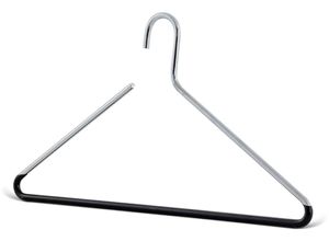 4002651981628 - Kleiderbügel MAWA Optichrome GC 8 schwarz B42cm H22cm T08cm Stahl Kunststoff Kleiderbügel Designbügel