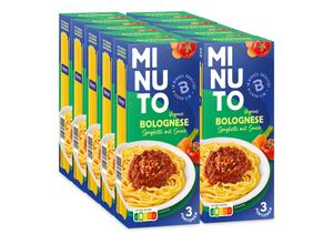 4002676640050 - Minuto Pasta Kit Vegane Bolognese Spaghetti mit Sauce 480 g 10er Pack