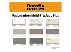 4002680285186 - Multi Flexfuge plus 2 - 12 mm grau 125 kg Fugenmörtel - Racofix