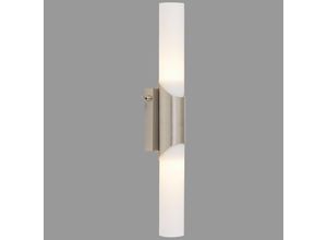 4002707146476 - Wandlampe BRILONER LEUCHTEN KABILI 40 W IP20 matt-nickel Metall-Glas exkl 2x E14 435 x 5 x 75 cm