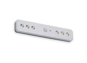 4002707232278 - Unterbauleuchte Lero Indoor 6 x led mit Sensor titan-silber Indoor 0773080887 4002707232278 0773080887 - Di-ka