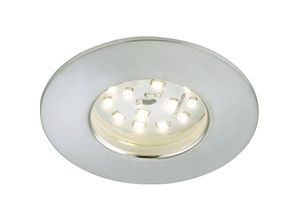 4002707257387 - Led Einbauleuchte leuchten attach one 5 w 400 lm IP44 aluminiumfarbig Kunststoff ø 75 cm