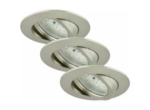 4002707275497 - - led Einbauleuchte leuchten attach dim 55 w 470 lm IP23 matt-nickel Kunststoff Dimmbar ø 82 cm