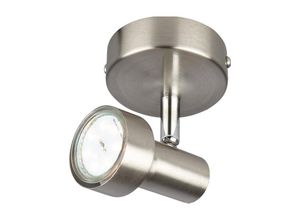 4002707300960 - Led Spotleuchte Wandleuchte leuchten sub 3 w 250 lm IP20 matt-nickel Metall inkl 1x GU10 ø 8 cm