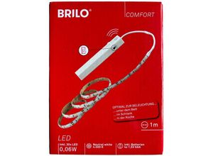 4002707329558 - Brilo led Streifen mit Bewegungssensor Hintergrundbeleuchtung indirekte Beleuchtung für Bett Schrank Regal Küche neutrales Weiß selbstklebend