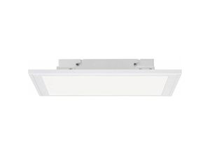 4002707336334 - Smart led Deckenlampe Deckenleuchte Ein-  Aufbau Panel Wohnzimmerlampe Metall Kunststoff weiß dimmbar Fernbedienung cct rgb Bluetooth-Steuerung