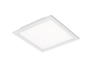 4002707343424 - Led Deckenleuchte leuchten simple 12 w 1300 lm IP20 weiß Kunststoff-Metall 295 x 295 x 55 cm