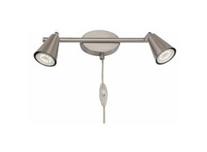 4002707348948 - Led Spotleuchte Comfort Light matt-nickel 2-flammig Deckenleuchte - Briloner