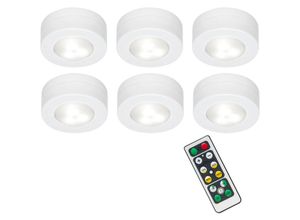 4002707356011 - LED Schrankleuchte BRILONER LEUCHTEN CABINET 60 lm IP20 weiß Kunststoff Dimmbar mit Fernbedienung Ø 58 cm 4002707356011 - LED Schrankleuchte BRILONER LEUCHTEN CABINET 60 lm IP20 weiß Kunststoff Dimmbar mit Fernbedienung Ø 58 cm