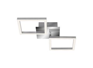 4002707358329 - Brilo - led Deckenleuchte ner leuchten frame 16 w 1200 lm IP20 chrom-alu Metall-Kunststoff 47 x 226 x 73 cm