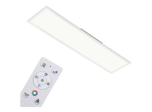 4002707360223 - - cct led Panel leuchten colour 42 w 4100 lm IP20 weiß Kunststoff-Metall Dimmbar mit Fernbedienung cct 1195 x 295 x 5 cm