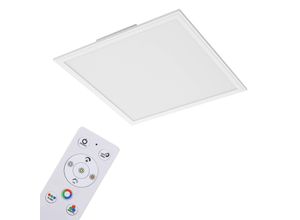 4002707360599 - Colour led Panel Fernbedienung Dimmbar rgb bunte Lichtfarben cct Farbtemperatursteuerung weiß 45 x 45 x 5 cm - Briloner