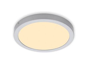 4002707362555 - - led Deckenleuchte leuchten fire drip 21 w 2000 lm IP44 chrom-matt Metall-Kunststoff ø 30 cm