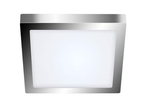 4002707365891 - LED Deckenleuchte BRILONER LEUCHTEN BOSCA 21 W 2000 lm IP44 chrom Kunststoff-Metall Dimmbar 30 x 30 x 32 cm