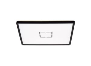 4002707366164 - Free led Deckenleuchte Flaches Design Backlighteffekt Neutralweißes Licht schwarz 42 x 42 x 29 cm - Briloner