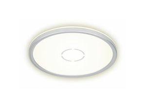 4002707366171 - - free led Deckenleuchte Flaches Design Backlighteffekt Neutralweißes Licht silberfarbig 293 x 28 cm