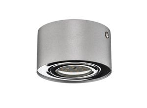 4002707366379 - - led Aufbauleuchte leuchten tube 5 w 470 lm IP20 silberfarbig Metall ø 9 cm