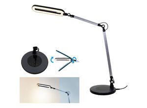 4002707366935 - - led Tischleuchte leuchten swan 9 w 700 lm IP20 schwarz Kunststoff Dimmbar ø 20 cm