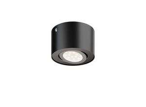 4002707367031 - - led Aufbauleuchte leuchten tube 5 w 470 lm IP20 schwarz Metall ø 9 cm