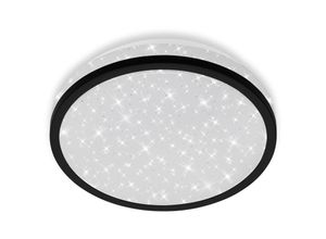 4002707387251 - LED Deckenleuchte BRILONER LEUCHTEN NIGRA 10 W 900 lm IP20 schwarz Kunststoff Ø 217 cm 4002707387251 - LED Deckenleuchte BRILONER LEUCHTEN NIGRA 10 W 900 lm IP20 schwarz Kunststoff Ø 217 cm