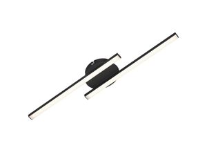 4002707388814 - - led Deckenleuchte leuchten go 6 w 480 lm IP20 schwarz Metall-Kunststoff 555 x 12 x 36 cm