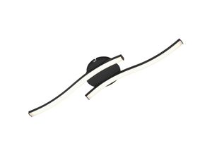 4002707388838 - LED Deckenleuchte BRILONER LEUCHTEN GO 6 W 480 lm IP20 schwarz Metall-Kunststoff 555 x 12 x 7 cm