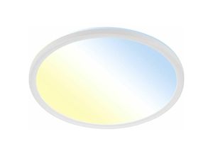 4002707398721 - Slim led Panel Fernbedienung Dimmbar cct Farbtemperatursteuerung Backlighteffekt weiß 29 x 3 cm - Briloner