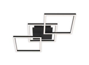 4002707401681 - - led Deckenleuchte leuchten frame 30 w 3900 lm IP20 schwarz Metall-Kunststoff Dimmbar 763 x 368 x 73 cm