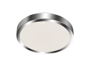 4002707403005 - - led Deckenleuchte leuchten bano 15 w 1500 lm IP44 weiß-chrom Kunststoff-Metall ø 29 cm