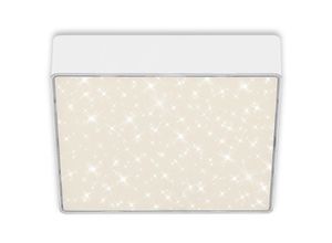 4002707403944 - Led Deckenleuchte Flame Star weiß 157 x 157 cm mit Sternenhimmel-Effekt neutralweiß Deckenleuchte - Briloner 4002707403944 - Led Deckenleuchte Flame Star weiß 157 x 157 cm mit Sternenhimmel-Effekt neutralweiß Deckenleuchte - Briloner