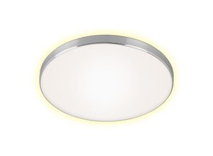 4002707404866 - - led Deckenleuchte leuchten simpa 18 w 1800 lm IP20 weiß-alufarbig Kunststoff-Metall ø 355 cm