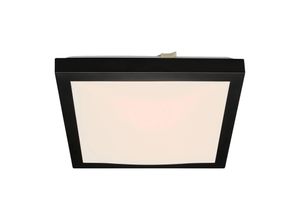 4002707405603 - LED Deckenleuchte BRILONER LEUCHTEN FLEDO 12 W 1200 lm IP20 weiß-schwarz Kunststoff-Metall 27 x 27 x 85 cm