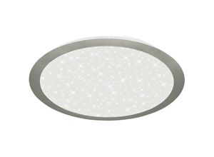 4002707405788 - Leuchten glim led Deckenleuchte 1x led Fernbedienung 15 w 1500 lm Kunststoff Matt-Nickel - Briloner