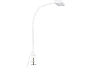 4002707408123 - LED Tageslicht Klemmleuchte BRILONER LEUCHTEN TRASNA 75 W 800 lm IP20 weiß Metall-Kunststoff 55 x 52 x 4 cm