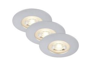 4002707418719 - Leuchten kulana led 3er Set Einbauleuchten 3x led Fernbedienung 49 w 480 lm Kunststoff Chrom-Matt - Briloner