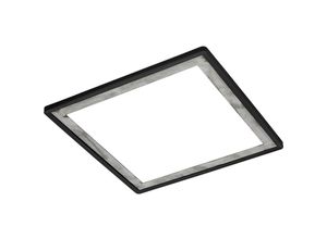 4002707428411 - Briloner Leuchten SLIM DECO LED LED Panel 1x LED Fernbedienung 18 W 2400 lm Kunststoff Schwarz-Silber